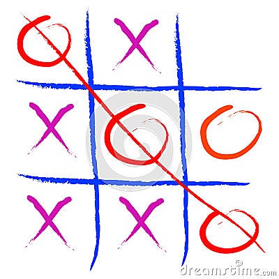 Tic tac toe Stock Photo