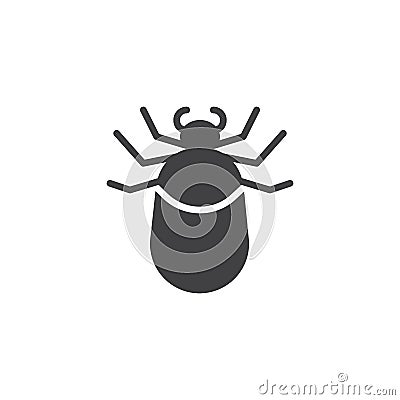 Tick animal icon vector Vector Illustration