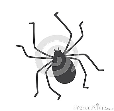 Tick Insect Silhouette Stock Photo