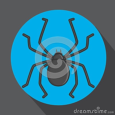 Tick Insect Vector Vector Illustration