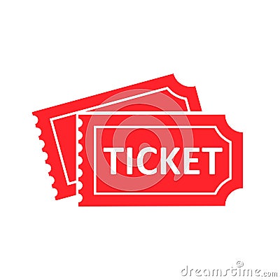 Ticket icons sign â€“ vector Vector Illustration