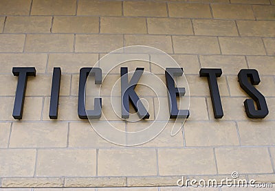 Tickets Stock Photo