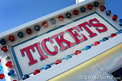 Tickets sign Stock Photo