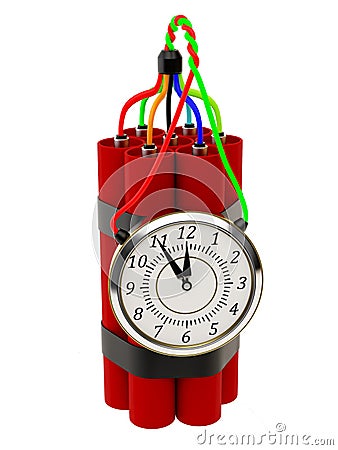 Ticking bomb Stock Photo