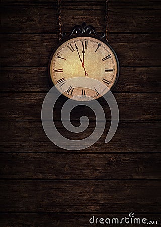 Ticking clock Stock Photo