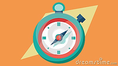 The ticking of the timepiece is soft and steady akin to the measured and calculated thinking of a stoic mind.. Vector Vector Illustration