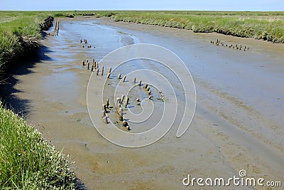 Tidal creek Stock Photo