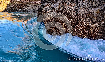 Horizontal Falls - tidal changes in the Kimberleys Stock Photo