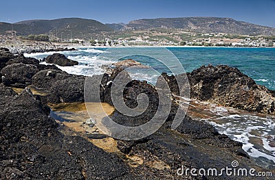 Tidal Pools on Coast Stock Photo