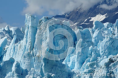 Tidewater Margerie Glacier, Alaska Stock Photo