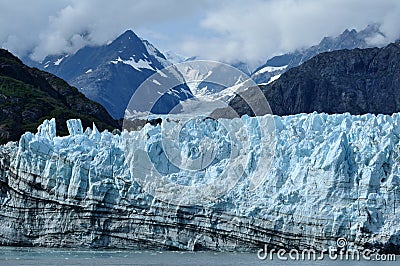 Tidewater Margerie Glacier, Alaska Stock Photo