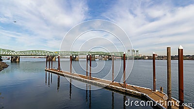 tidschackningsperiod för uhd 4k av moln över mellanstatlig 5 Portland Vancouver brotrafik 4096x2304 stock video tidschackningsperiod för uhd 4k av moln över mellanstatlig 5 Portland Vancouver brotrafik 4096x2304 stock video