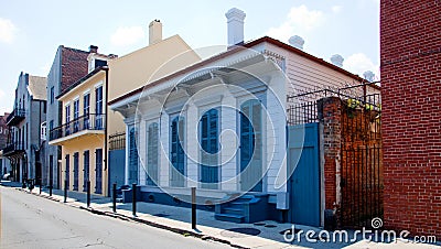 Tidy street in New Orleans Stock Photo