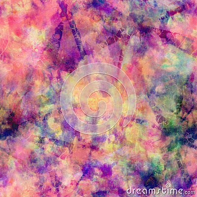 Tie Dye Abstract Watercolour Pattern Stock Photo