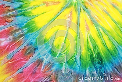 Tie Dye Pattern Stock Photo