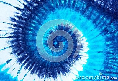Spiral tie dye pattern abstract background Stock Photo