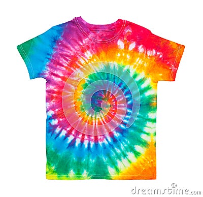 Tie Dye Shirt Stock Photo