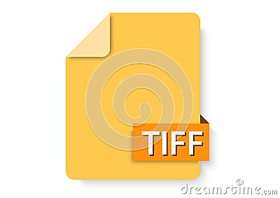 tiff images icon Vector Illustration