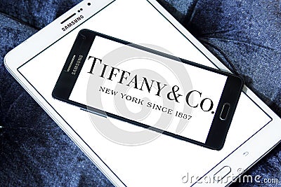 Tiffany logo Editorial Stock Photo