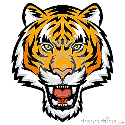 Tiger anger Vector Illustration