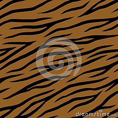 Tiger animal print Vector Illustration