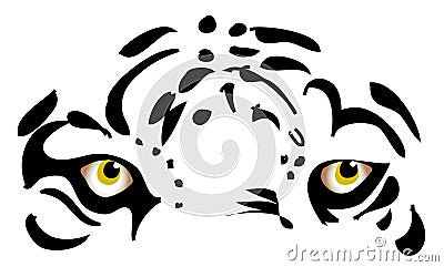 Tiger eyes Vector Illustration