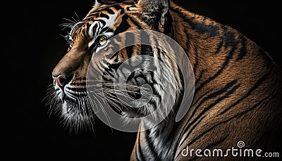 The tiger in hyper-realistic representation Stock Photo