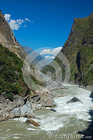 Tiger Leaping Gorge Stock Photo