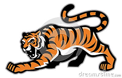 Tiger mascot Vector Illustration