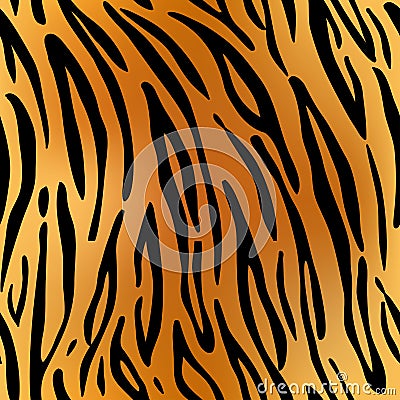 Tiger. Pattern texture repeating seamless. Vector Illustration