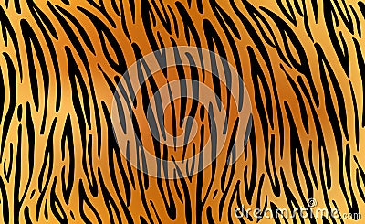 Tiger. Pattern texture repeating seamless. Vector Illustration