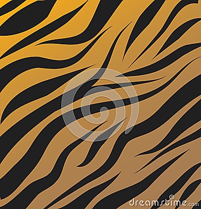 Tiger pattern vector background Vector Illustration