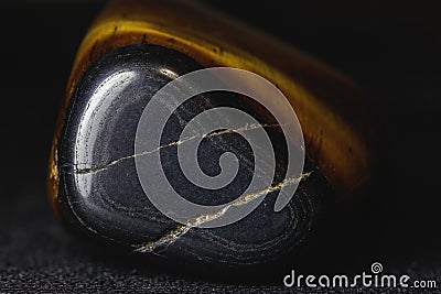 a tiger's eye mineral Stock Photo