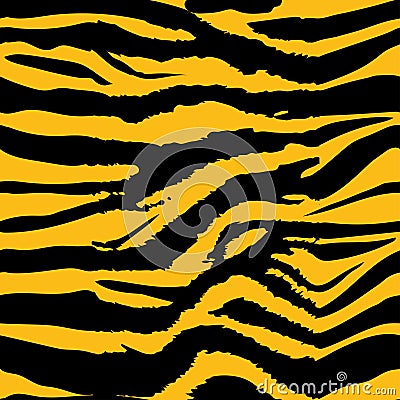 Tiger texture abstract background orange black. Stock Photo