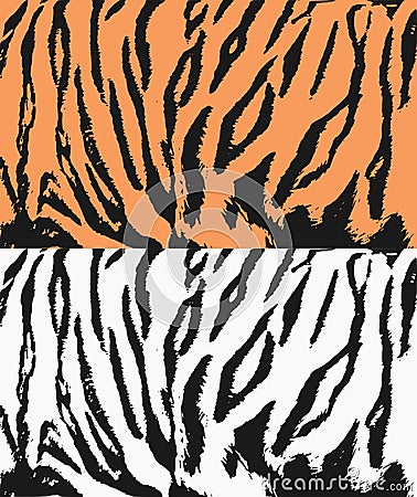 Tiger texture Vector Illustration