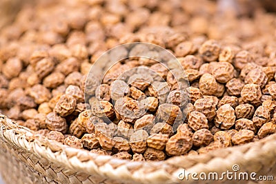 Tigernuts ( Chufa ) On The Market Stock Photo