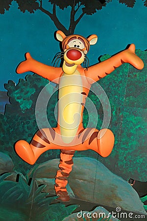 Tigger from Winnie the Pooh Editorial Stock Photo