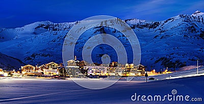 Tignes, alps, France Stock Photo