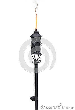 Tiki Torch Stock Photo