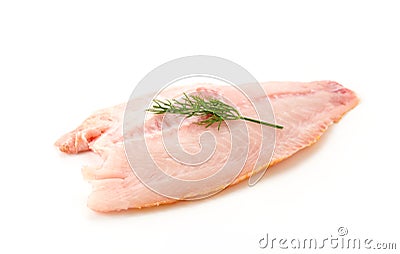 tilapia raw Stock Photo