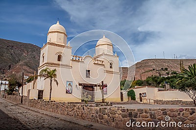 Tilcara Church - Tilcara, Jujuy, Argentina Stock Photo