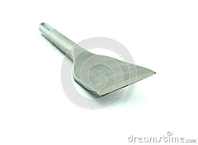 Tile chisel SDS Max on with background Stock Photo