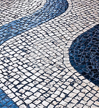 Tile circle Stock Photo