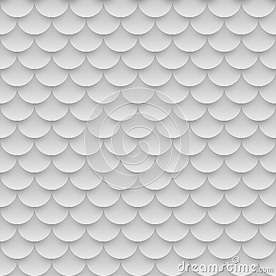 Tile, fish scales seamless pattern Stock Photo