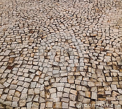 Tile mosaic, art in Rio de Janeiro Brazil. Abstract texture. Phone wallpaper. Stock Photo