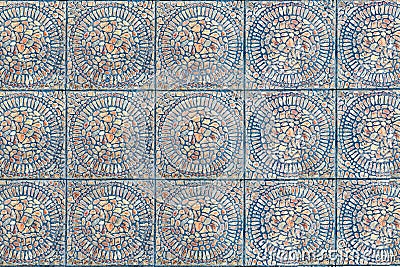 Tile symmetry pattern texture Stock Photo