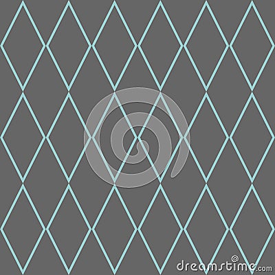 Tile vector pattern or mint green and grey background Vector Illustration