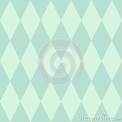 Tile vector pattern or mint green wallpaper background Vector Illustration