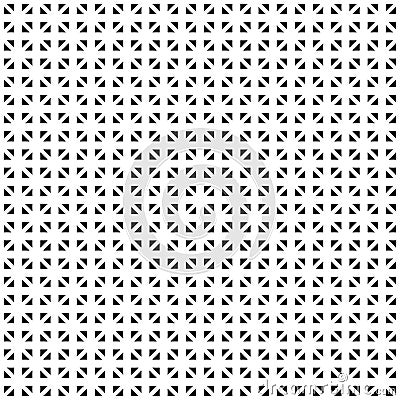 Tileable grid / mesh geometric pattern series. Repeatable monochrome texture. Vector Illustration