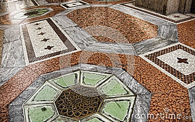 Tiled floor Stock Photo